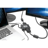 Tripp Lite HDMI to VGA + Audio Adapter Converter Splitter 2-Port 1080p TAA