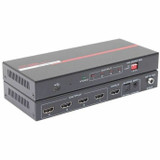 Hall 1x4 HDMI Distribution Amplifier w/ 4K 60Hz 4:4:4 HDCP 2.2 Audio out & Scaler