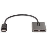 StarTech.com Dual-Monitor DisplayPort 1.4 Splitter, DisplayPort to 2x DP Multi-Monitor Adapter, Dual 5K 60Hz Computer MST Hub, Windows