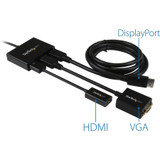 StarTech.com 3-Port DisplayPort 1.2 Splitter, DisplayPort to 3x DP Multi-Monitor Adapter, Dual 4K 30Hz and 1080p Computer MST Hub, Windows