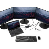 StarTech.com 3-Port Multi Monitor Adapter, Mini DisplayPort 1.2 to DP MST Hub, Video Splitter for Extended Desktop Mode, Windows Only