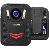 myGEKOgear by Adesso Aegis 300 1512p Extreme HD Body Cam with GPS Logging, Infrared Night Vision,Password Protected System,IP65 Water Resistance, 2" LCD Screen, 32GB Storage, Long Battery Life (19 Hours Total - 2 Removable Batteries)