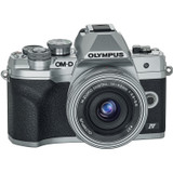 Olympus OM-D E-M10 Mark IV 20.3 Megapixel Mirrorless Camera with Lens - 0.55" - 1.65" - Silver