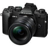 Olympus OM SYSTEM OM5 20.4 Megapixel Mirrorless Camera with Lens - Black