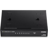 TRENDnet 8-Port Unmanaged Gigabit GREENnet Desktop Metal Switch, Fanless, 16Gbps Switching Capacity, Plug & Play, Network Ethernet Switch, Lifetime Protection, Black, TEG-S80G