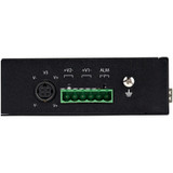 StarTech.com Industrial 6 Port Gigabit Ethernet Switch 4 PoE RJ45 +2 SFP Slots 30W PoE+ 48VDC 10/100/1000 Mbps -40C to 75C w/DIN Connector