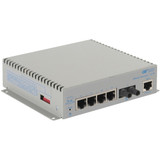 Omnitron Systems 2820-0-14-9Z OmniConverter Managed Gigabit - MM ST - RJ-45 - Ethernet Fiber Switch