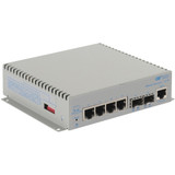 Omnitron Systems 2839-0-24-1 OmniConverter Managed Gigabit - MM ST - RJ-45 - Ethernet Fiber Switch