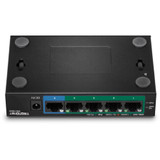 TRENDnet 5-Port Gigabit PoE+ Switch, 32W PoE Power Budget, 10Gbps Switching Capacity, IEEE 802.1p QoS, DSCP Pass-Through Support, Fanless, Wall Mountable, Lifetime Protection, Black, TPE-TG52