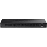 TRENDnet 16-Port Gigabit PoE+ Switch, 16 x Gigabit PoE+ Ports, 120W PoE Budget, Up to 30W Per Port, 1U 19" Rackmount Brackets Included, Fanless, Lifetime Protection, Black, TPE-TG161H