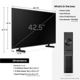 Samsung | 43" | LS03A | The Frame | QLED 4K | Smart TV | QN43LS03AAFXZA | 2021