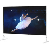 Da-Lite Fast-Fold Deluxe Screen System - Portable Folding Frame Projection Screen - 103in Screen - 88603