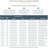 StarTech.com 22-inch 16:9 Computer Monitor Privacy Filter, Anti-Glare Privacy Screen w/51% Blue Light Reduction, +/- 30 deg. View Angle