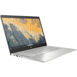 HP Pro c640 14" Touchscreen Chromebook - HD - 1366 x 768 - Intel Core i3 10th Gen i3-10110U Dual-core (2 Core) 2.10 GHz - 8 GB Total RAM - 8 GB On-board Memory - 64 GB Flash Memory - Pike Silver Aluminum - Refurbished