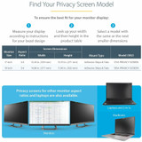 StarTech.com 19-inch 5:4 Computer Monitor Privacy Filter, Anti-Glare Privacy Screen w/51% Blue Light Reduction, +/- 30 deg. View Angle