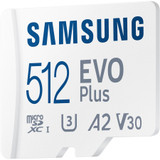 Samsung EVO Plus 512 GB Class 10/UHS-I (U3) V10 microSDXC - 1 Pack