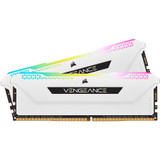 Corsair Vengeance RGB Pro SL 16GB (2x8GB) DDR4 DRAM 3600MHz C18 Memory Kit - White