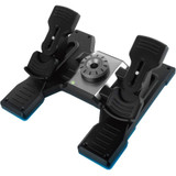 Saitek Flight Rudder Pedals Professional Simulation Rudder Pedals with Toe Brake