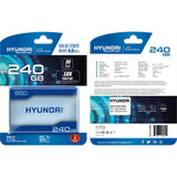 Hyundai 240GB SATA 3D TLC 2.5" Internal PC SSD, Advanced 3D NAND Flash, Up to 550/450 MB/s