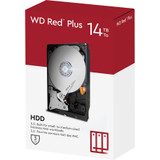 Western Digital Red Plus WD140EFGX 14 TB Hard Drive - 3.5" Internal - SATA (SATA/600) - Conventional Magnetic Recording (CMR) Method