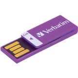 16GB Clip-it USB Flash Drive - Violet