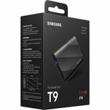 Samsung T9 2 TB Portable Solid State Drive - External - Black