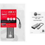 SIIG 4-Port USB 3.1 Gen 2 10G Hub - 2A2C