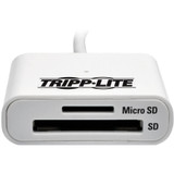 Tripp Lite USB 3.2 Gen 1 SuperSpeed SD/Micro SD Memory Card Media Reader with Built-In Cable 6-in. (15.24 cm)