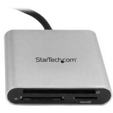StarTech.com USB 3.0 Flash Memory Multi-Card Reader / Writer with USB-C - SD microSD and CompactFlash Card Reader w/ Integrated USB-C Cable
