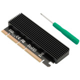 SIIG Full Speed M.2 NVMe SSD to PCIe Adapter with Heatsink