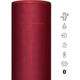 Ultimate Ears MEGABOOM 3 Portable Bluetooth Speaker System - Red