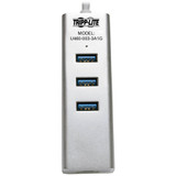 Tripp Lite 3-Port USB-C Hub with LAN Port USB-C to 3x USB-A Ports and Gbe USB 3.0 White