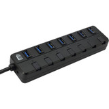 Adesso 7-ports USB 3.0 Hub with 5V2A Power Adaptor