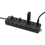 Adesso 7-ports USB 3.0 Hub with 5V2A Power Adaptor