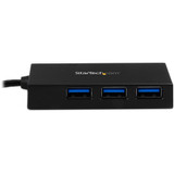 StarTech.com 4 Port USB C Hub - USB-C to 4x USB-A (USB 3.0/3.2 Gen 1 SuperSpeed 5Gbps) - USB Bus or Self Powered - BC 1.2 Charging Hub