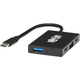 Tripp Lite 4-Port USB-C Hub USB 3.1 Gen 2 10 Gbps 2 USB-A & 2 USB-C Ports Thunderbolt 3 Aluminum Housing