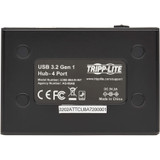 Tripp Lite 4-Port USB-A Mini Hub - USB 3.2 Gen 1, International Plug Adapters
