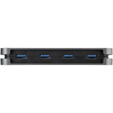 StarTech.com 4 Port USB 3.0 Hub, 4x USB-A, 5Gbps Laptop/Desktop USB Type-A Hub, USB Bus Powered, 28cm Long Cable with Cable Management