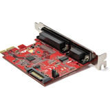 StarTech.com PCIe Card with Serial and Parallel Port, PCI Express Combo Expansion Adapter Card, 1xDB25 Parallel Port, 1x RS232 Serial Port