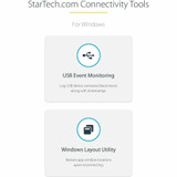 StarTech.com 4-Port USB-C Hub with USB-C DP Alt Mode Video Output, 3x USB-A, 1x USB-C, 100W Power Delivery Pass-Through, USB 3.2 10Gbps