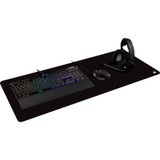 Corsair MM350 PRO Premium Spill-Proof Cloth Gaming Mouse Pad - Extended XL, Black