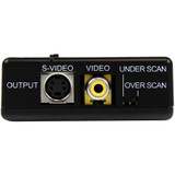 StarTech.com High Resolution VGA to Composite (RCA) or S-Video Converter - PC to TV