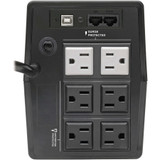 Tripp Lite UPS 700VA 350W Line-Interactive UPS with 6 Outlets AVR 120V 50/60 Hz LCD USB Tower