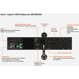 Vertiv Liebert GXT5 Lithium-Ion N Online UPS 3000VA/2700W 120V Tower/Rack UPS