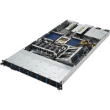 Asus RS500A-E12-RS12U-12W16B Barebone System - 1U Rack-mountable - Socket SP5 LGA-6096 - 1 x Processor Support - AMD