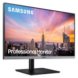 Front and side view of Samsung professional monitor.