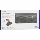 Targus Multi-Device Bluetooth Antimicrobial Keyboard With Tablet/Phone Cradle