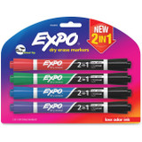 Expo 2-in-1 Dry Erase Markers