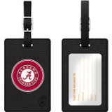 OTM Black Leather Classic Bag Tag University of Alabama