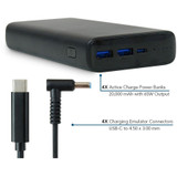 JAR Systems Adapt4 USB-C Charging Station with Active Charge Upgrade and HP Connectors - ADAPT4-ACTIV - Desktop Charging System with Charger, 4X Power Banks, and 4 Adapter Cables